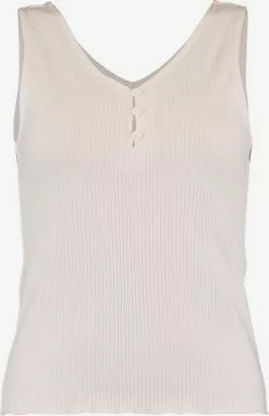 Hailys Tank Tops Top Daria Frauen Offwhite