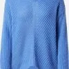 Hailys Feinstrickpullover Pullover Lasina Frauen Himmelblau