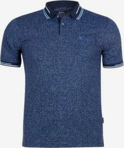 Hailys Langarmshirts Poloshirt Männer Blau