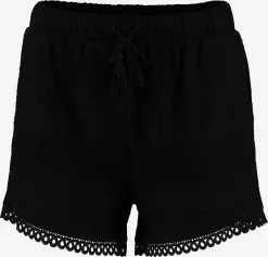 Hailys Hosen Regular Shorts Nisa Frauen Schwarz