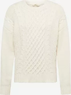 Crew-Neck-Pullover Pullover Jaxson Männer Creme
