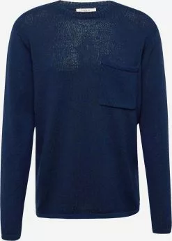 Crew-Neck-Pullover Pullover Romeo Männer Navy