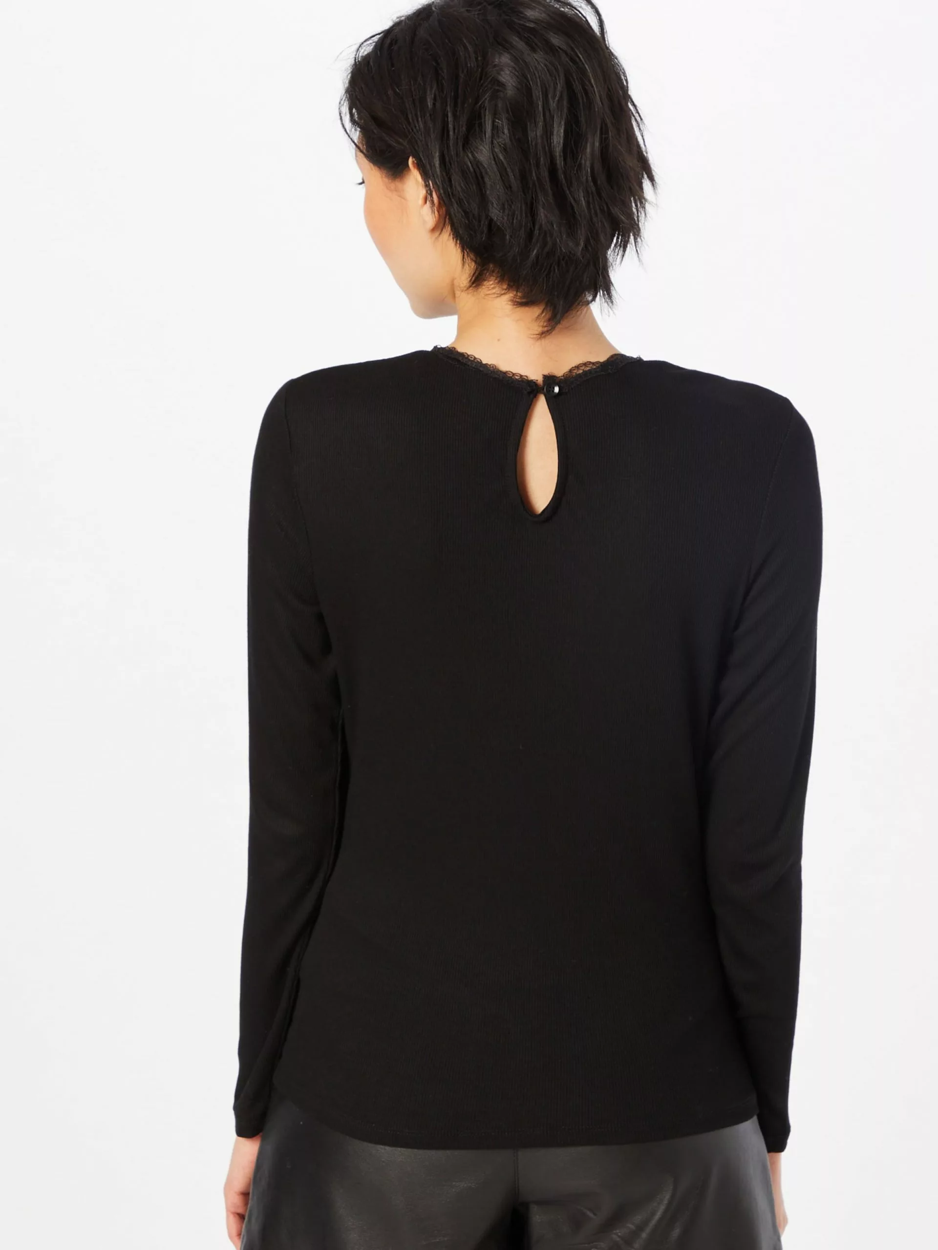 Hailys Langarmshirts Shirt Joanna Frauen Schwarz 4 Hailys Langarmshirts Shirt Joanna Frauen Schwarz – Bild 4