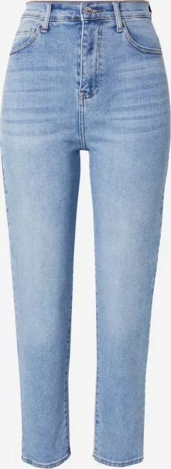 Hailys Straight Leg Regular Jeans Tria Frauen Blau