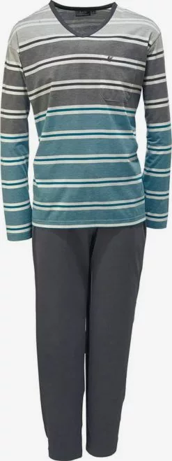 Nachtwäsche Pyjama Lang Männer Mischfarben