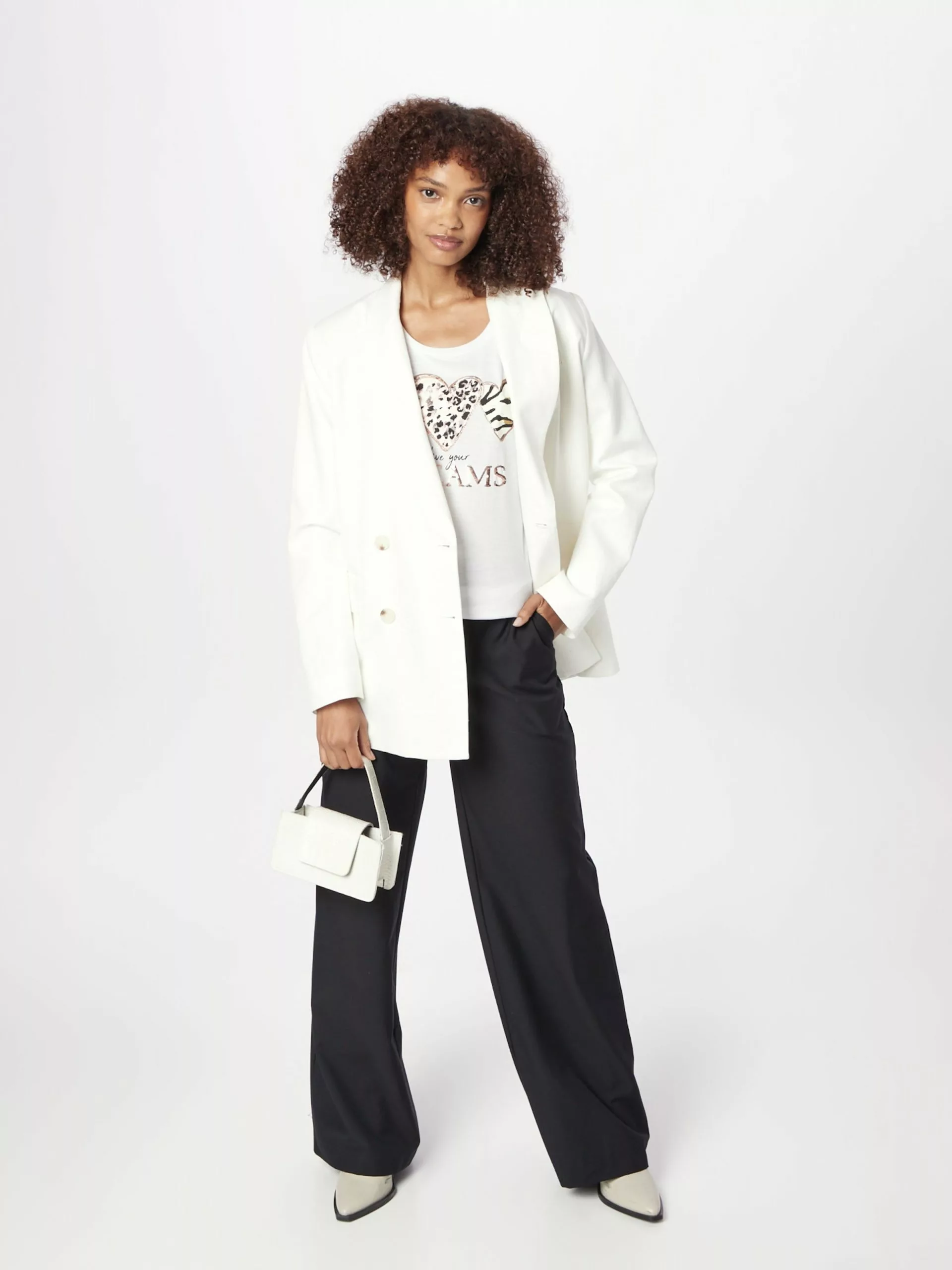 Hailys T-Shirts T-Shirt Linka Frauen Weiß 5 Hailys T-Shirts T-Shirt Linka Frauen Weiß – Bild 5