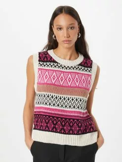 Hailys Feinstrickpullover Pullover Frauen Fuchsia / Offwhite 7 Hailys Feinstrickpullover Pullover Frauen Fuchsia / Offwhite -Günstiger Hailys-Shop 3d6f89a86e0fc50bc6fb7d2e9629a9fd