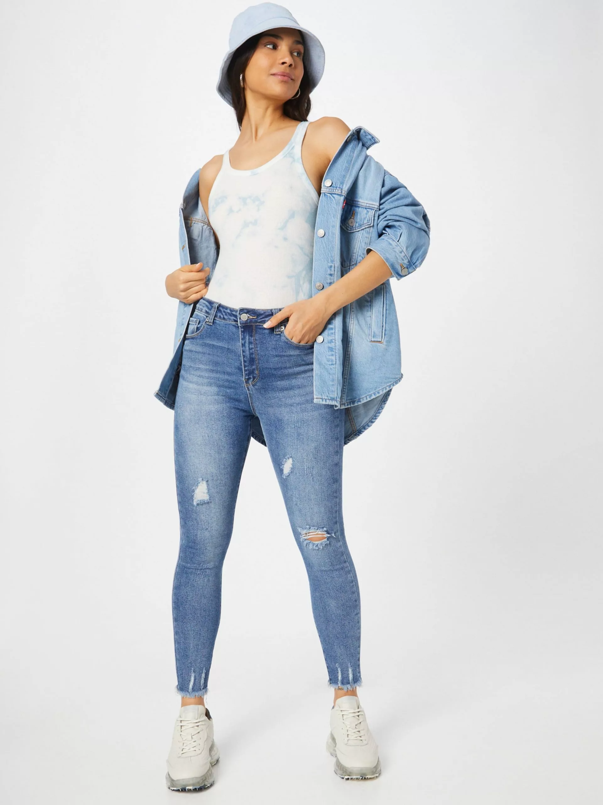 Hailys Skinny Fit Skinny Jeans Liz Frauen Blau 5 Hailys Skinny Fit Skinny Jeans Liz Frauen Blau – Bild 5