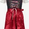 Hailys Kleider Dirndl Frauen Rot