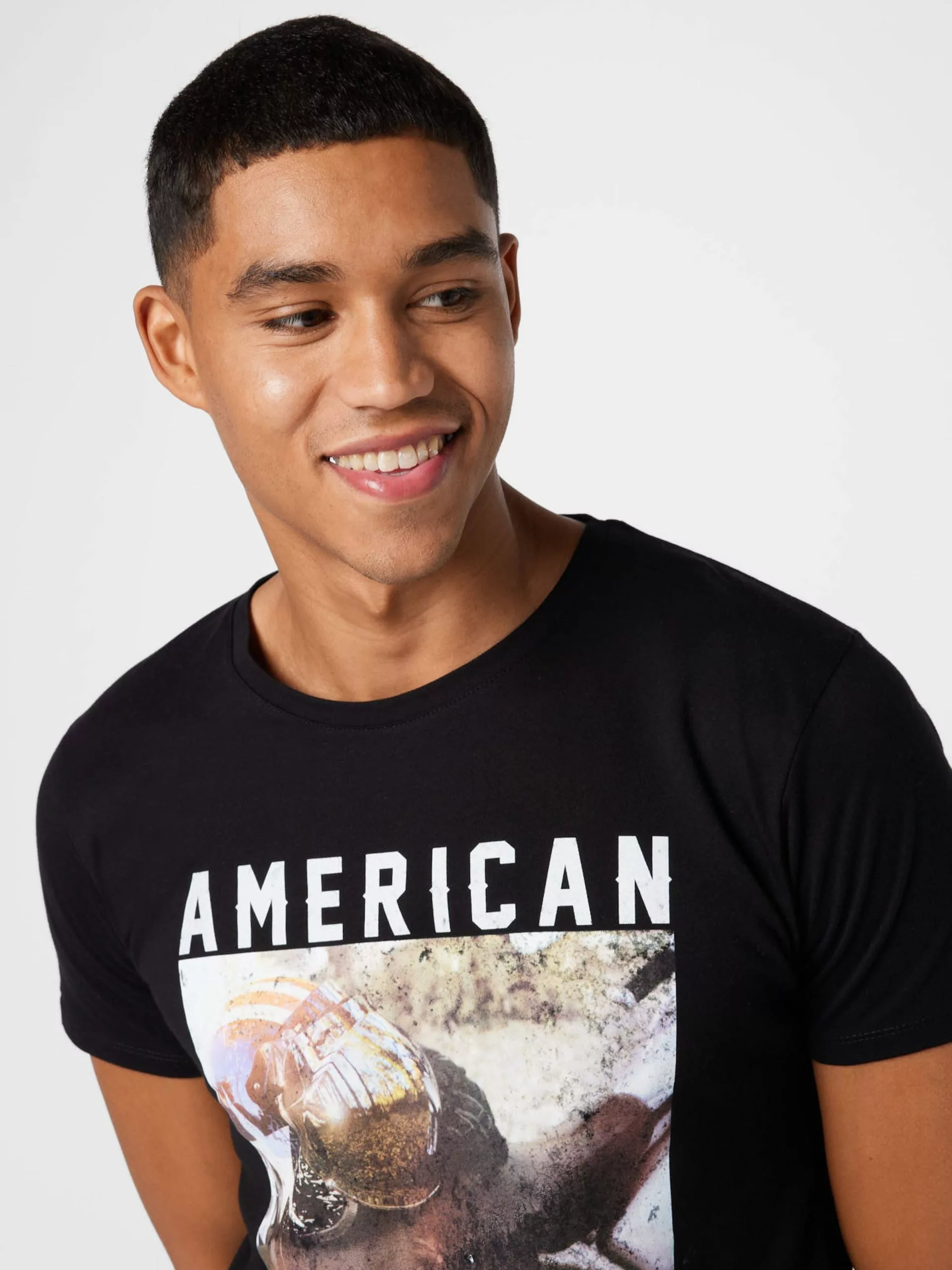 T-Shirts T-Shirt Männer Schwarz 2 T-Shirts T-Shirt Männer Schwarz – Bild 2