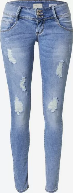 Hailys Skinny Fit Skinny Jeans Camila Frauen Hellblau