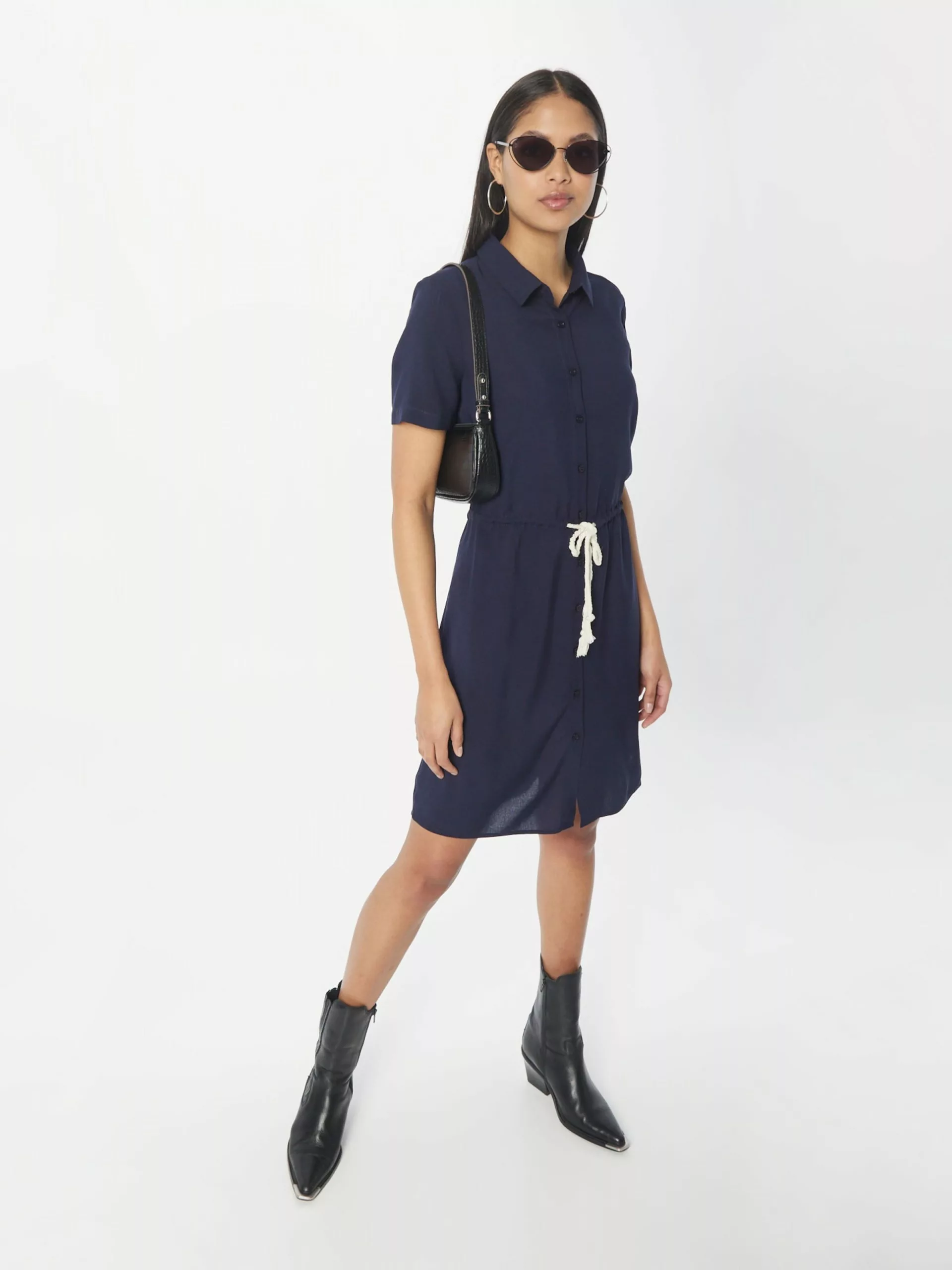 Hailys Blusenkleider Kleid Glenna Frauen Navy 5 Hailys Blusenkleider Kleid Glenna Frauen Navy – Bild 5