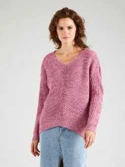 Hailys Feinstrickpullover Pullover Pipa Frauen Pinkmeliert -Günstiger Hailys-Shop 73a3455f1cd8c01197f95e2d1e4609b5