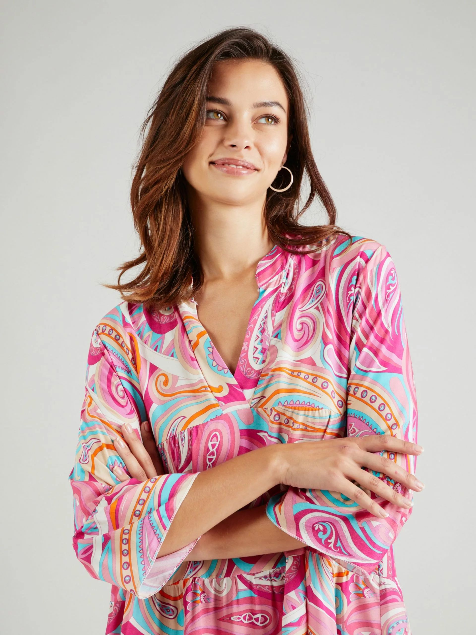 Hailys Minikleider Kleid Lara Frauen Magenta 2 Hailys Minikleider Kleid Lara Frauen Magenta – Bild 2