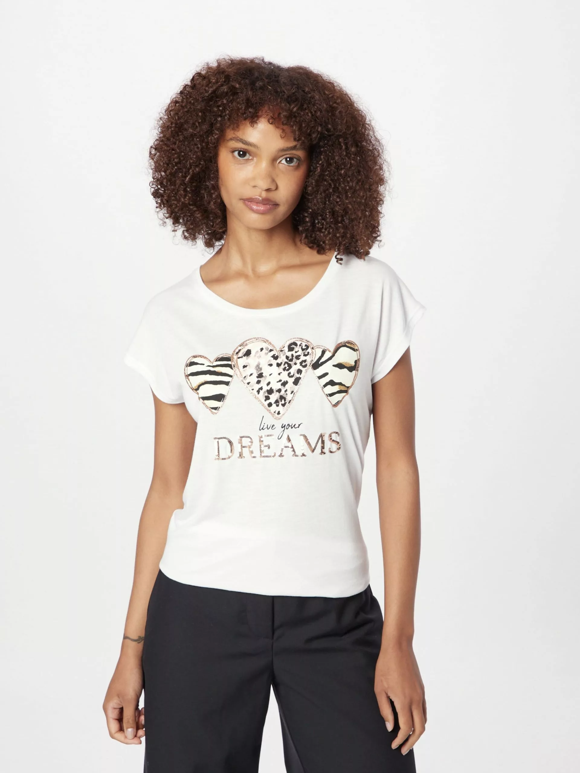 Hailys T-Shirts T-Shirt Linka Frauen Weiß 3 Hailys T-Shirts T-Shirt Linka Frauen Weiß – Bild 3