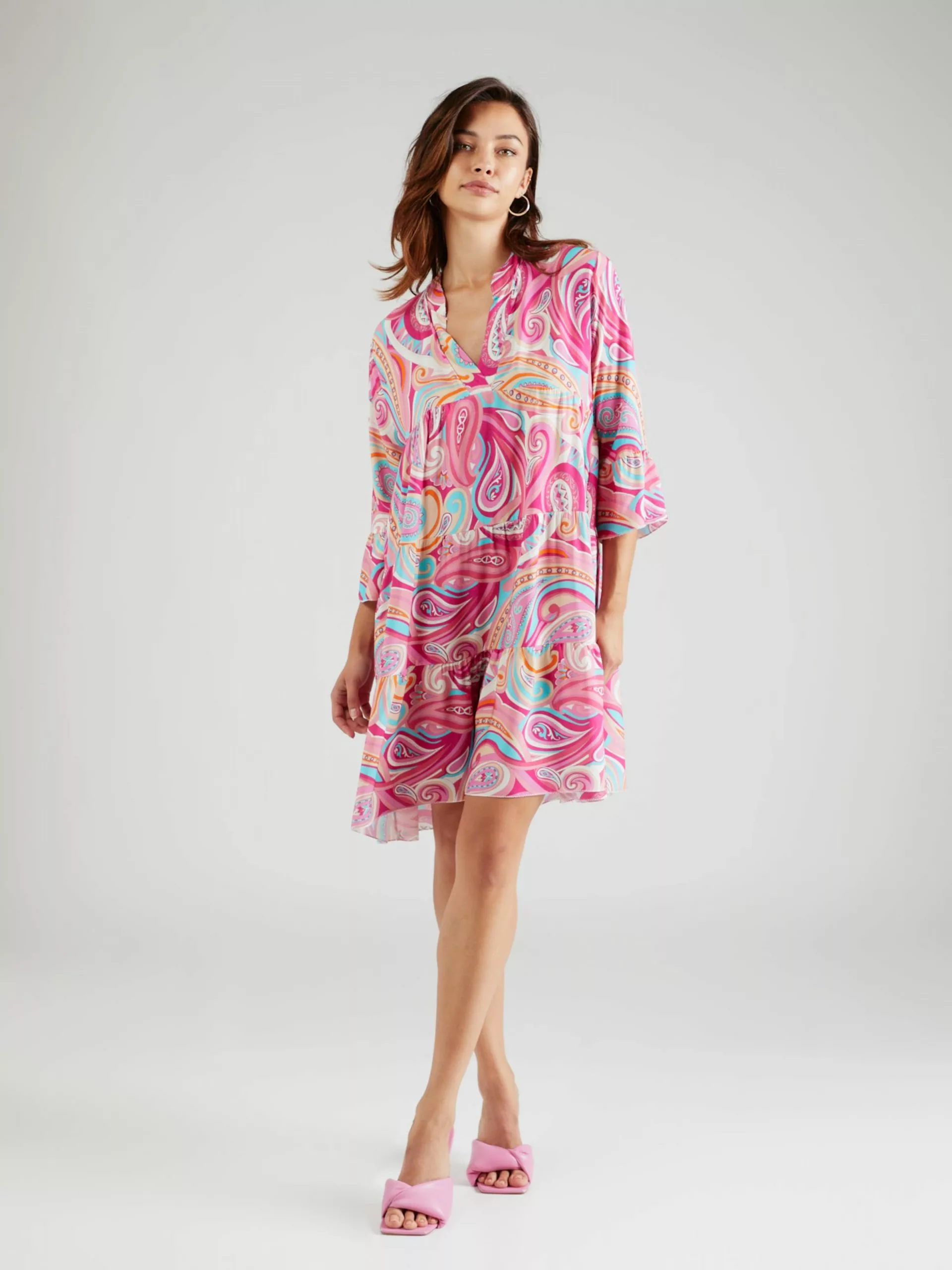 Hailys Minikleider Kleid Lara Frauen Magenta 3 Hailys Minikleider Kleid Lara Frauen Magenta – Bild 3