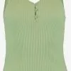 Hailys Tank Tops Top Daria Frauen Pastellgrün