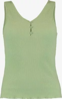 Hailys Tank Tops Top Daria Frauen Pastellgrün