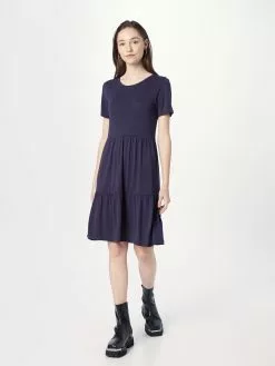 Hailys Jerseykleider Kleid Rosi Frauen Dunkelblau -Günstiger Hailys-Shop 8b5946bd5004ce8ddb0b1cb68cf800a2