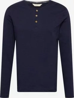 Langarmshirts Shirt Ben Männer Nachtblau