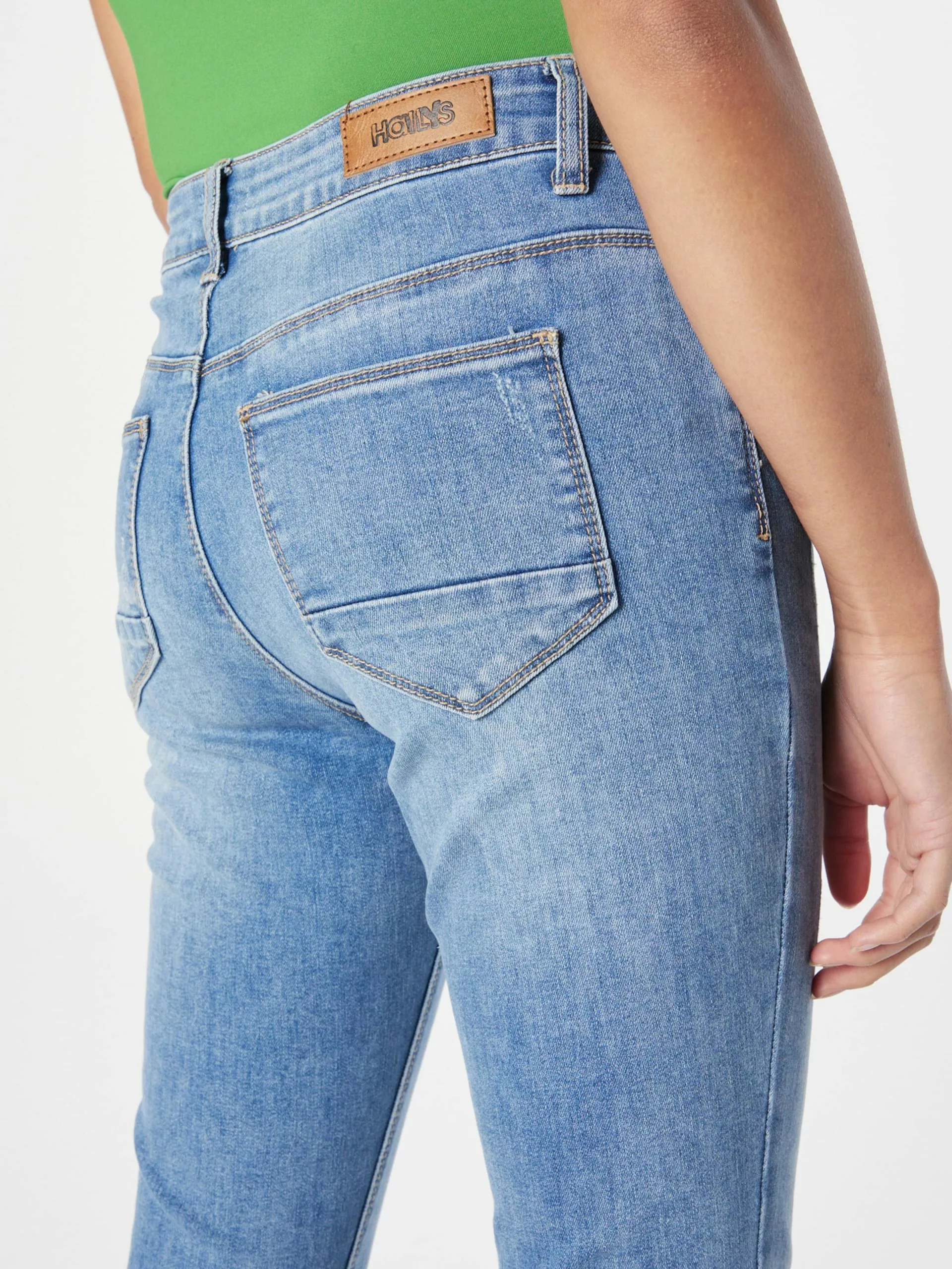 Hailys Straight Leg Regular Jeans Amania Frauen Blau 2 Hailys Straight Leg Regular Jeans Amania Frauen Blau – Bild 2