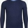 Crew-Neck-Pullover Pullover Männer Navy