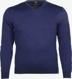 V-Neck-Pullover Pullover Männer Dunkelblau