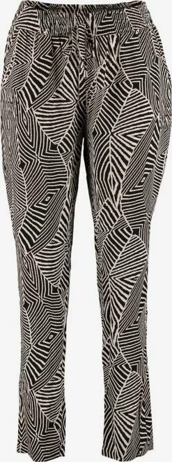 Hailys Stoffhosen Regular Hose Ricky Frauen Schwarz
