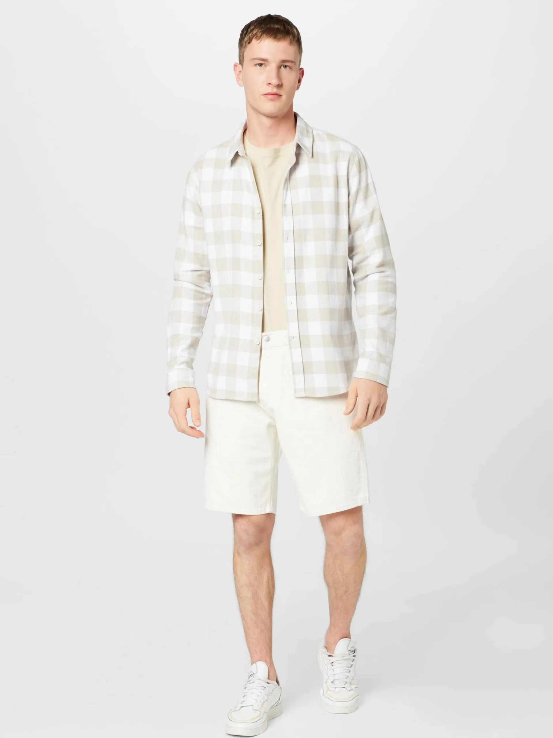 Karohemden Regular Fit Hemd Ian Männer Offwhite 5 Karohemden Regular Fit Hemd Ian Männer Offwhite – Bild 5