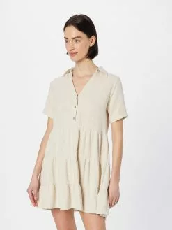 Hailys Minikleider Kleid Sami Frauen Beige -Günstiger Hailys-Shop a7c52de4888778c0829561df93efcacb