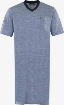 Nachtwäsche Pyjama Lang Männer Blau