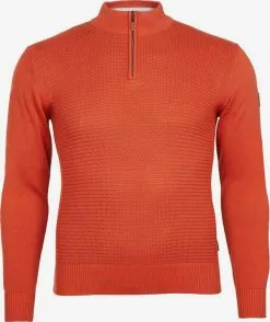 Rollkragenpullover Pullover Männer Orange