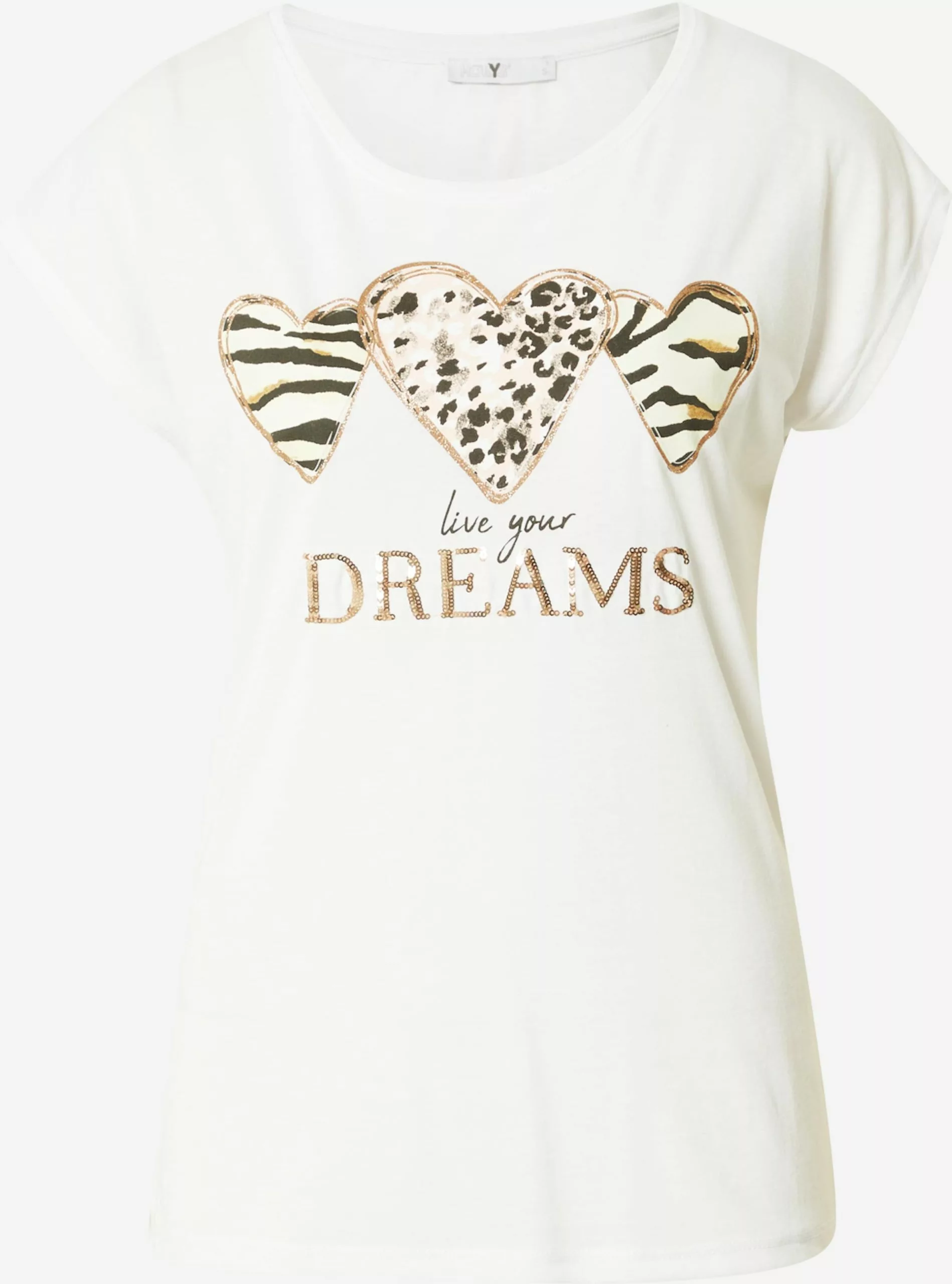 Hailys T-Shirts T-Shirt Linka Frauen Weiß 1 Hailys T-Shirts T-Shirt Linka Frauen Weiß