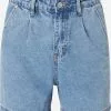 Hailys Jeans Regular Shorts Amy Frauen Blau