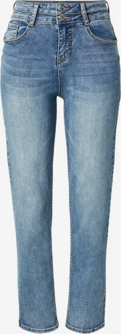 Hailys Straight Leg Regular Jeans Strady Frauen Blau