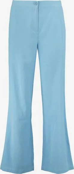 Hailys Stoffhosen Wide Leg Hose Nelia Frauen Pastellblau