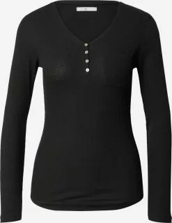 Hailys Langarmshirts Shirt Dana Frauen Schwarz