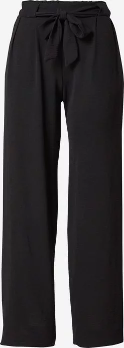 Hailys Bundfaltenhosen Loosefit Hose Delila Frauen Schwarz