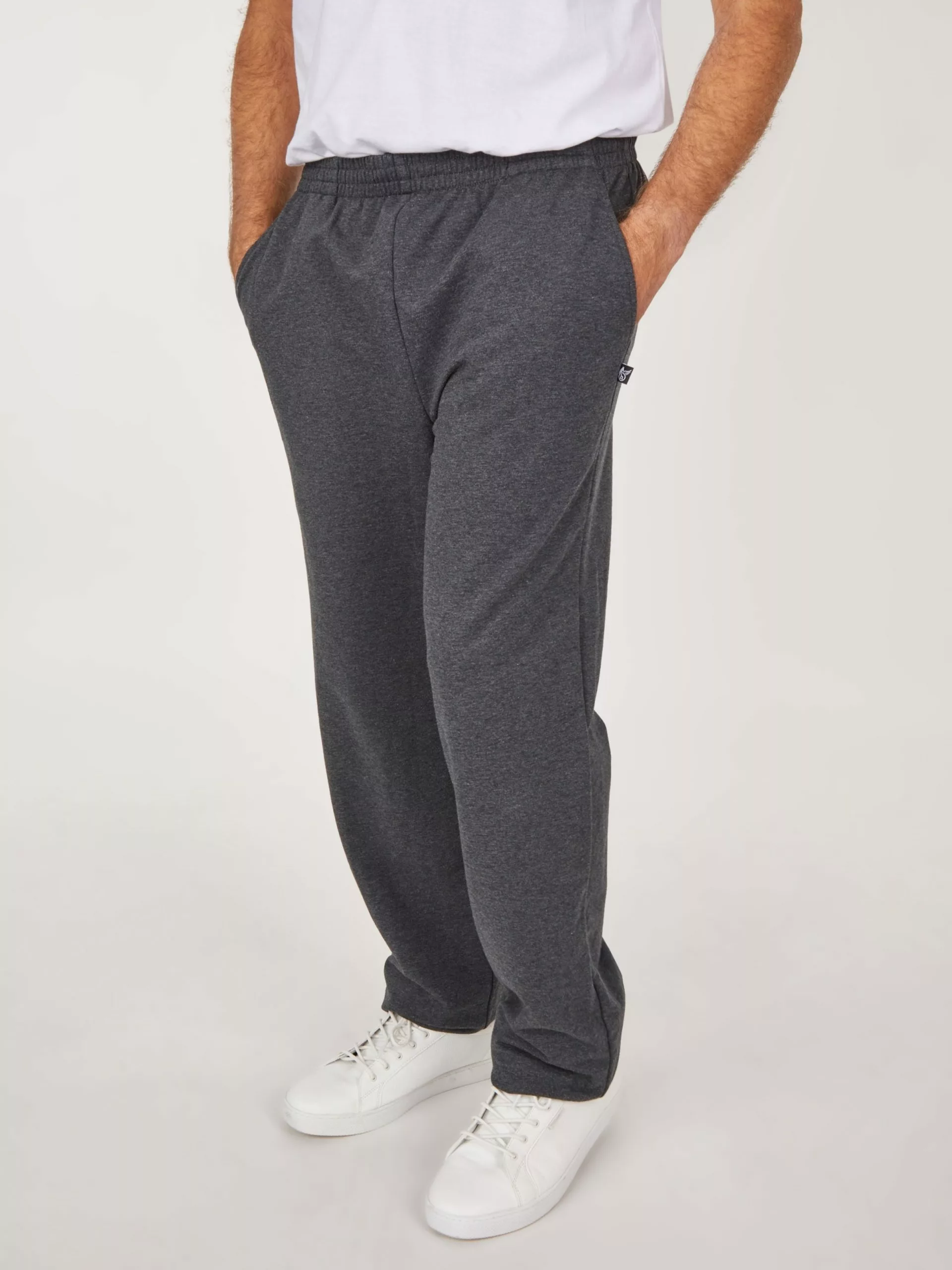 Jogginghosen Regular Hose Männer Dunkelgrau 2 Jogginghosen Regular Hose Männer Dunkelgrau – Bild 2