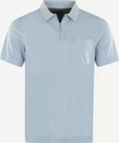 Poloshirts Shirt Männer Hellblau
