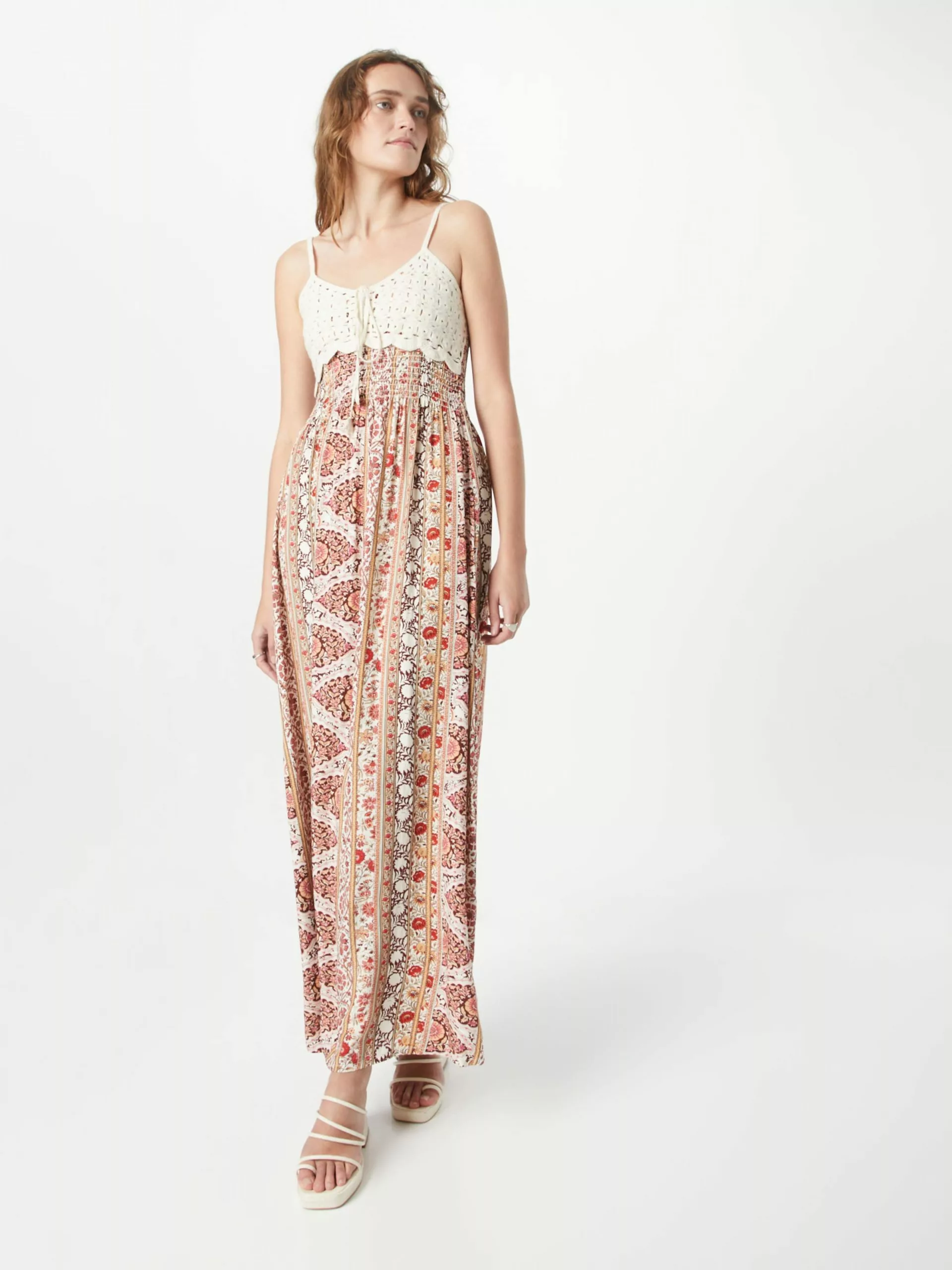 Hailys Sommerkleider Kleid Kaja Frauen Sand / Hellbeige 3 Hailys Sommerkleider Kleid Kaja Frauen Sand / Hellbeige – Bild 3