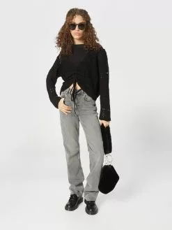 Hailys Feinstrickpullover Pullover Corina Frauen Schwarz -Günstiger Hailys-Shop e1565b66181265c53425e63d3dfb399d