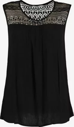 Hailys Spitzentops Top Alegra Frauen Schwarz