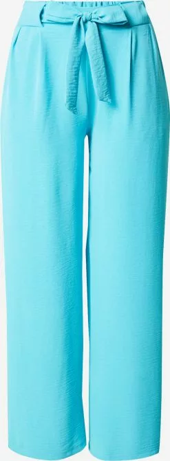 Hailys Bundfaltenhosen Loosefit Hose Delila Frauen Hellblau