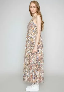 Hailys Maxikleider Kleid Leona Frauen Beige -Günstiger Hailys-Shop e70608ad3a0f1014249a9d6136867726