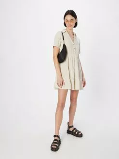 Hailys Minikleider Kleid Sami Frauen Beige -Günstiger Hailys-Shop e71be8be89a03e65b106966e0fb76891