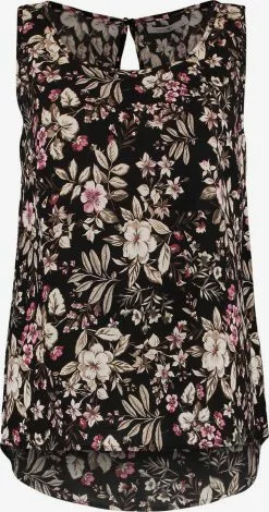 Hailys Blusentops Top Robina Frauen Schwarz