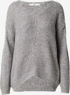 Hailys Feinstrickpullover Pullover Pipa Frauen Grau