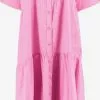 Hailys Blusenkleider Kleid Frauen Pink
