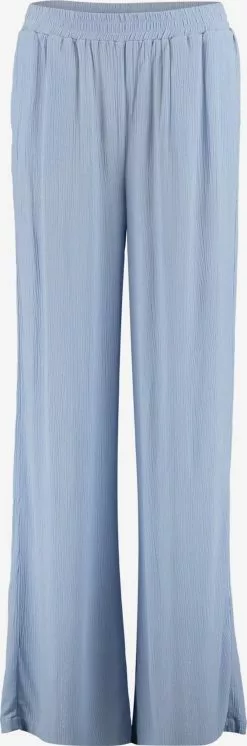 Hailys Stoffhosen Wide Leg Hose Mana Frauen Hellblau